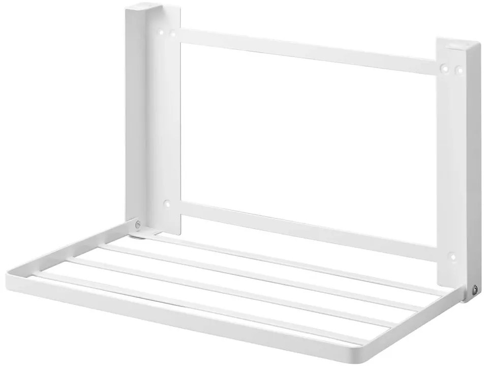 Matt fehér fali acél fürdőszobai polc Tower – YAMAZAKI