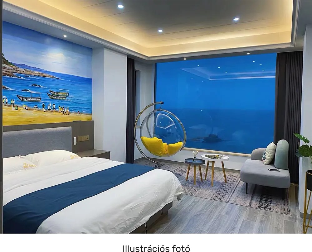 Függő fotel állvánnyal, átlátszó/ezüst/szürke, BUBBLE NEW TYP 3