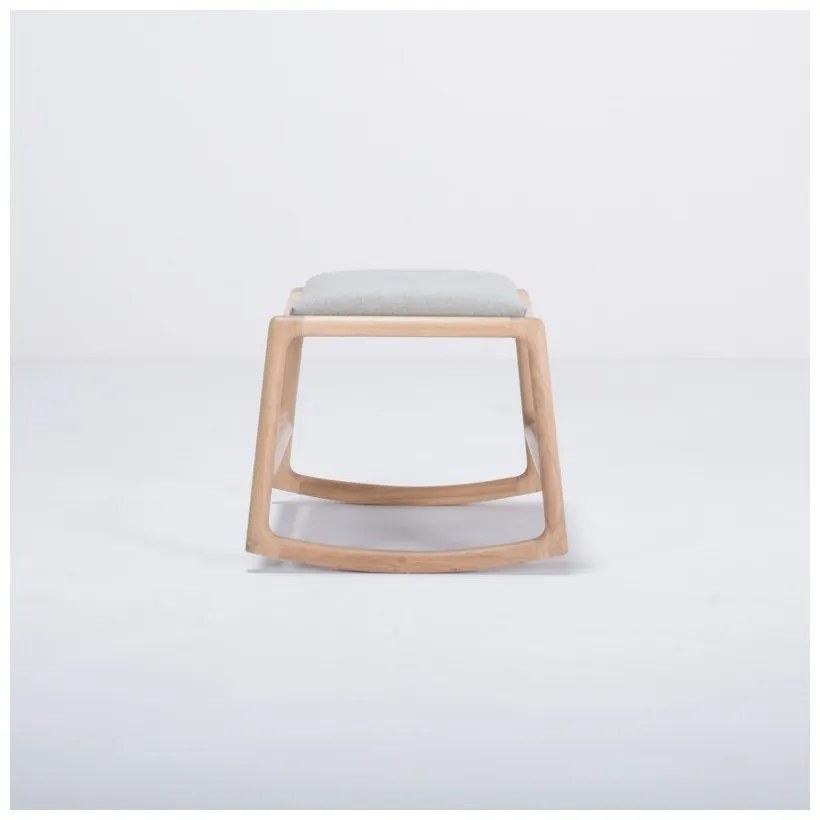 Dedo tölgyfa zsámoly kékesszürke szövet ülőrésszel - Gazzda