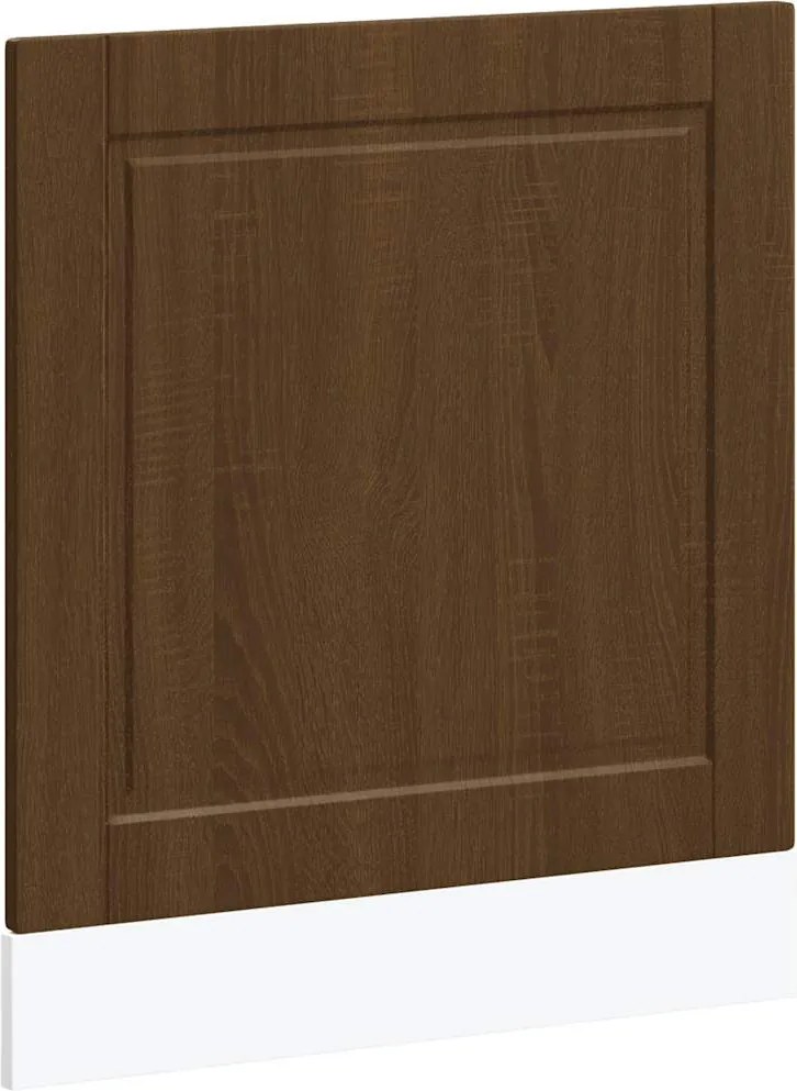 vidaXL mosogatógép panel Porto barna tölgy 60x1,5x67cm méretezett fa