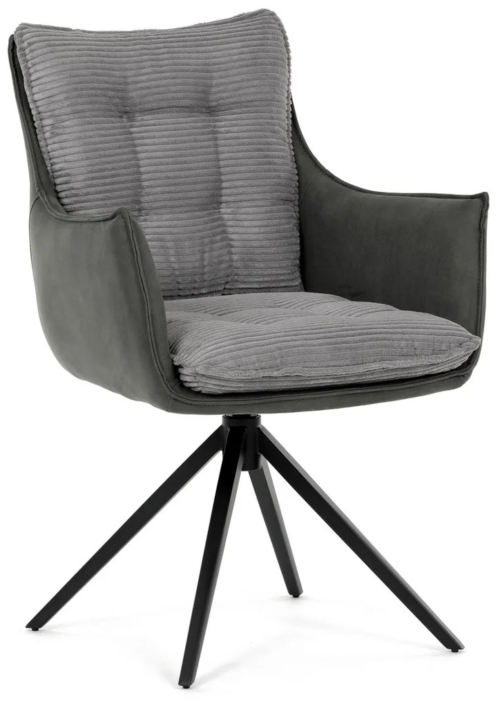 Étkezőszék szett forgó mechanizmussalDCH-D1345 GREY2, 2 db