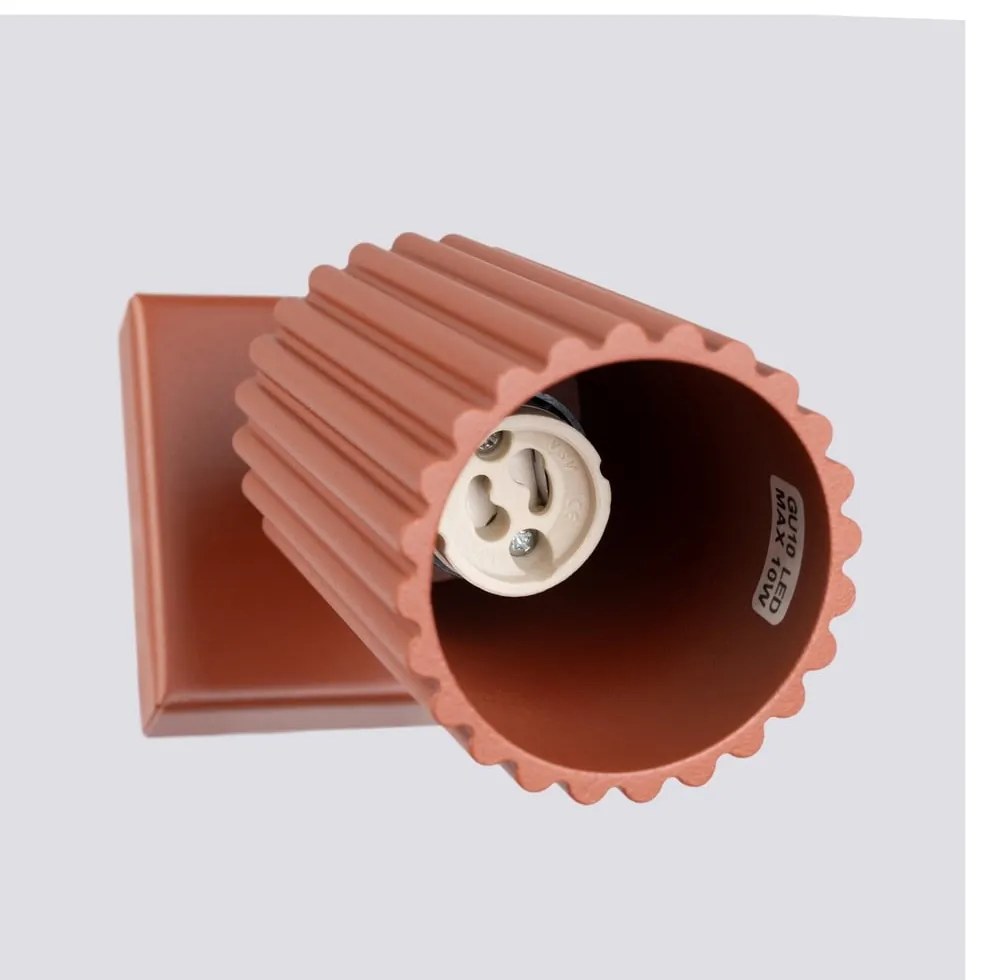 Téglavörös spotlámpa 8x16 cm Gleam – Sollux