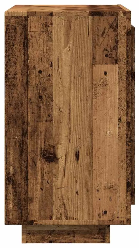 komód Régi fa 80x40x75 cm Gépelt fa