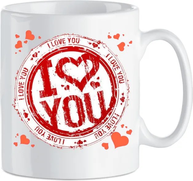 Bögre I Love You Ajándék Kerámia 330 ml