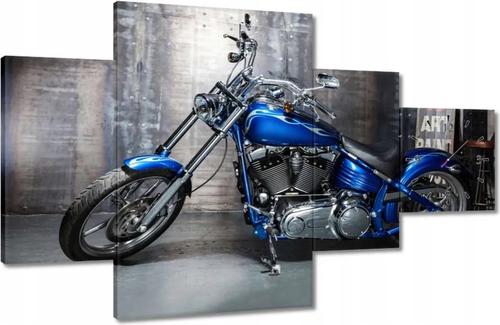 Falióra 130x80 Kék chopper