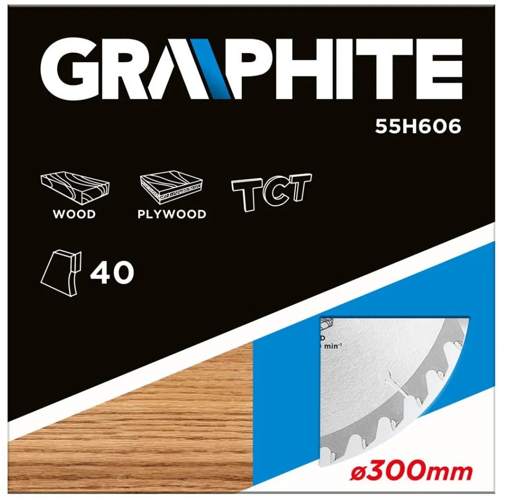 KŐRFŰRÉSZLAP 300*30MM 40FOG. CARBIDE GRAPHITE