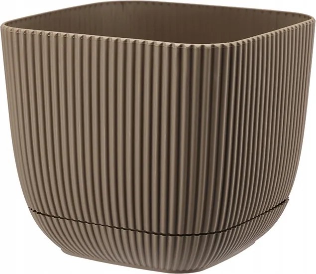 Fedő Négyzet alakú Coral 19cm Barna Verdenia