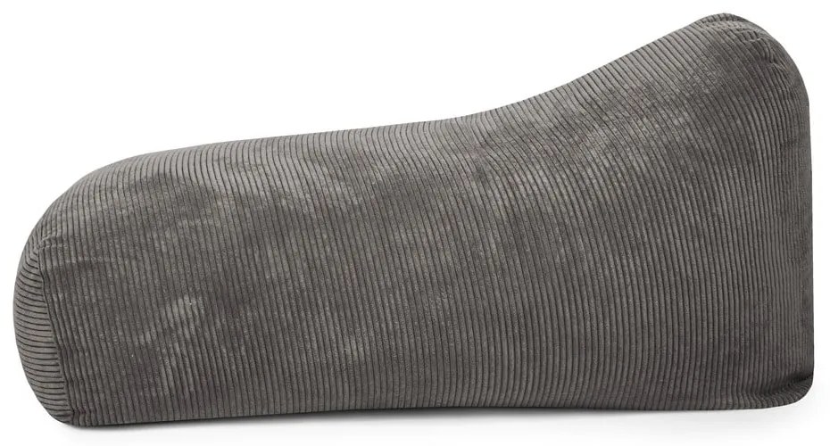 Barna kordbársony babzsákfotel Snug Long 140 – SLOWDOWN