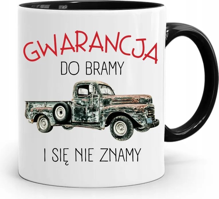 Bögre Fekete Ajándék Mechanika Garancia Kapura fényképes nyomtatással