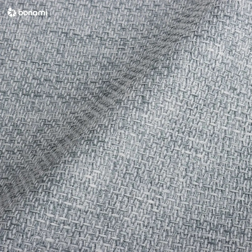 Szürkéskék kárpitozott ágyneműtartós franciaágy ágyráccsal 160x200 cm Lotte – Meise Möbel