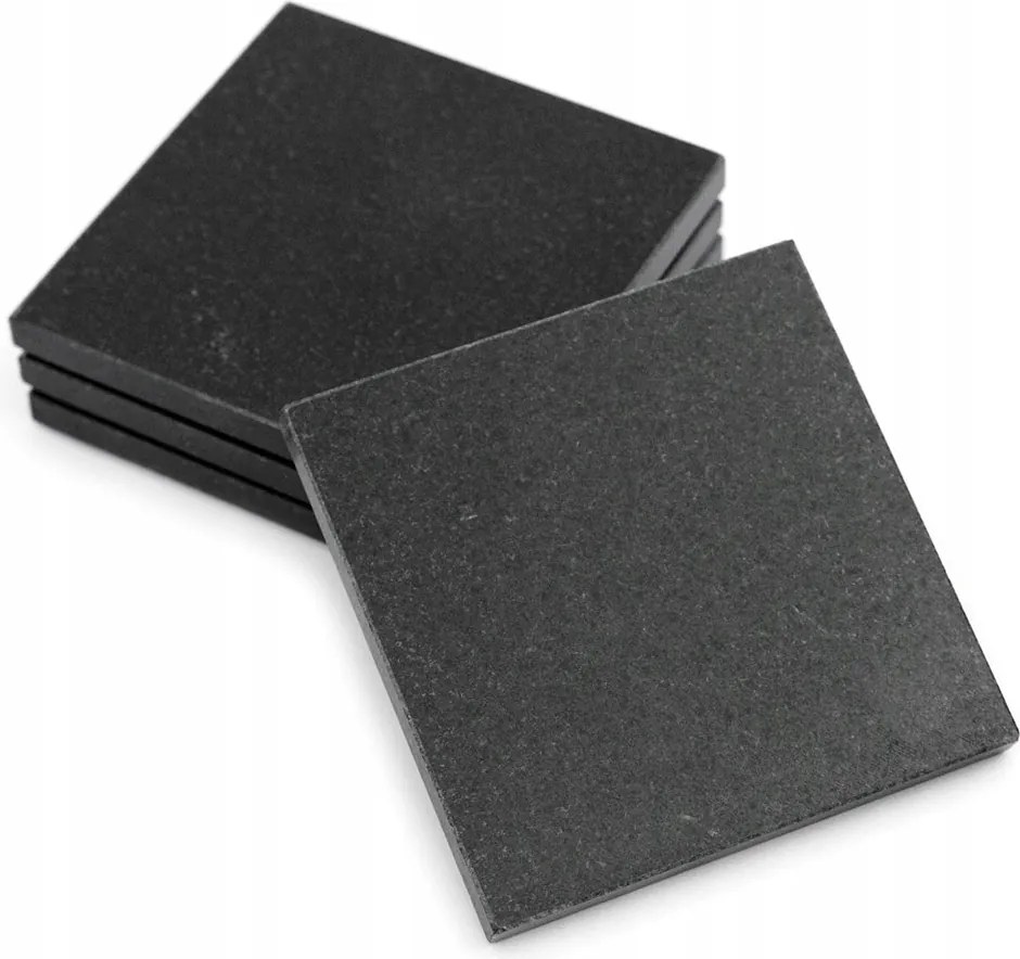 Forróital Alátét Fekete 4DB Márvány