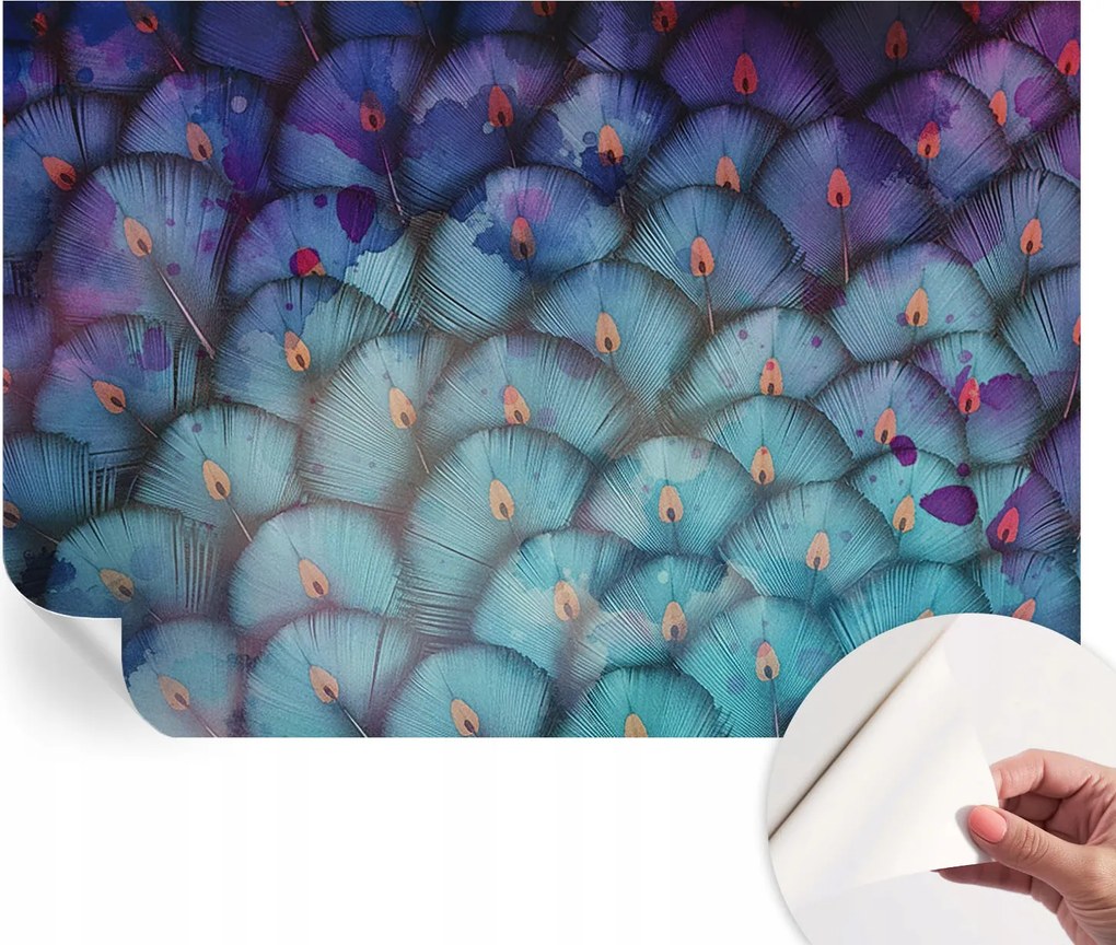 Modern öntapadós fotótapéta Mosható színes tollak 152x104 cm