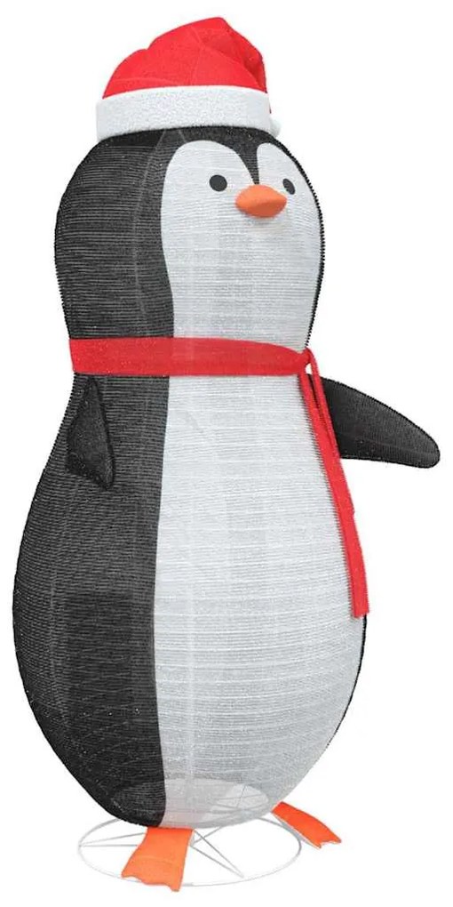 Havas pingvin figura Meleg fehér 78 x 88 x 180 cm szövet