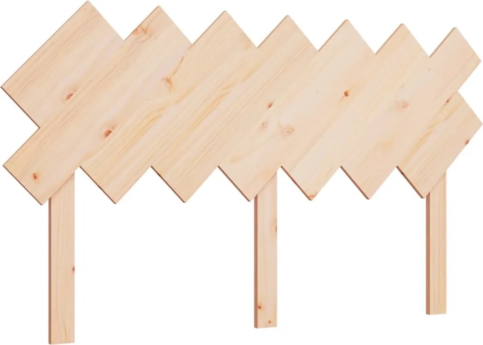 vidaXL tömör fenyőfa ágyfejtámla 151,5x3x81 cm