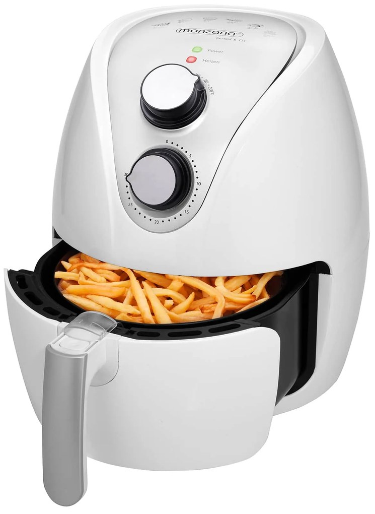 monzana® Forrólevegős fritőz 9 az 1-ben fehér – 3,6 liter