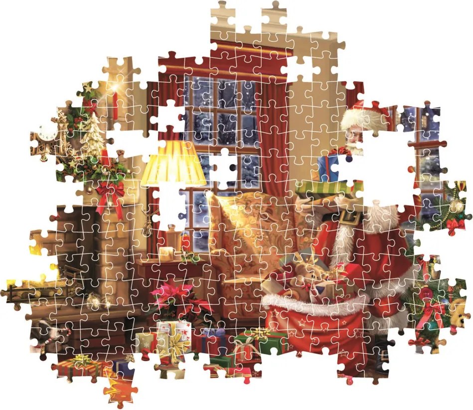 Karácsonyi Santa's Gift 1000 db-os puzzle Clementoni