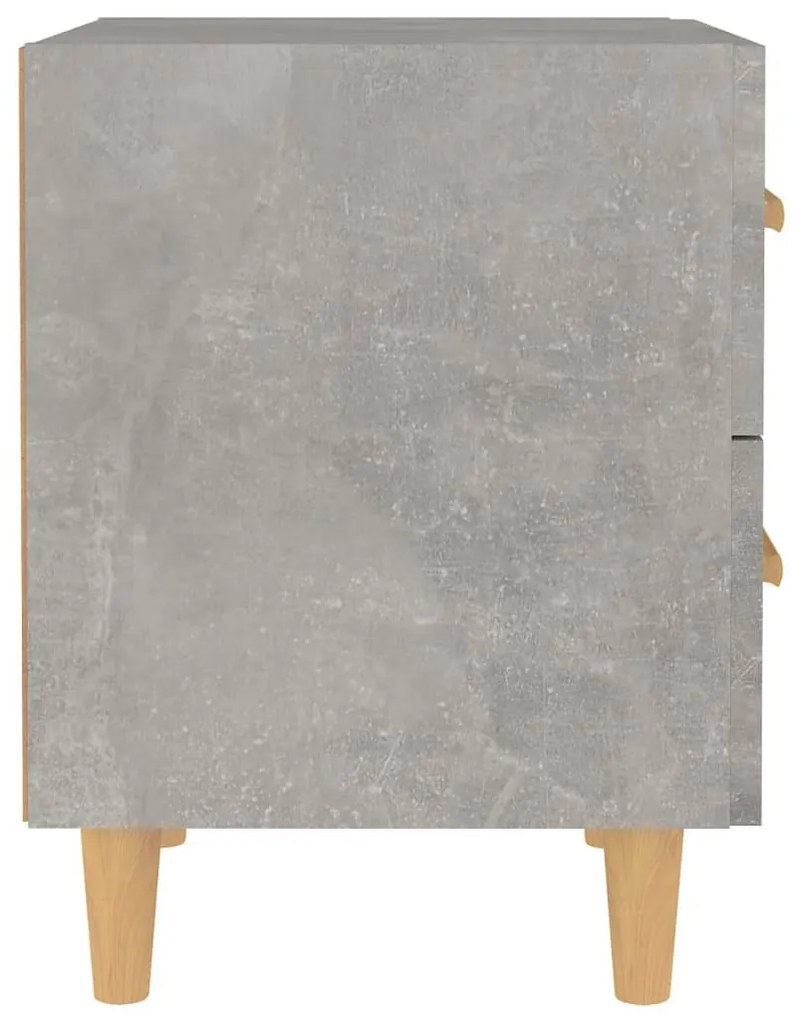 Betonszürke éjjeliszekrény 40 x 35 x 47,5 cm