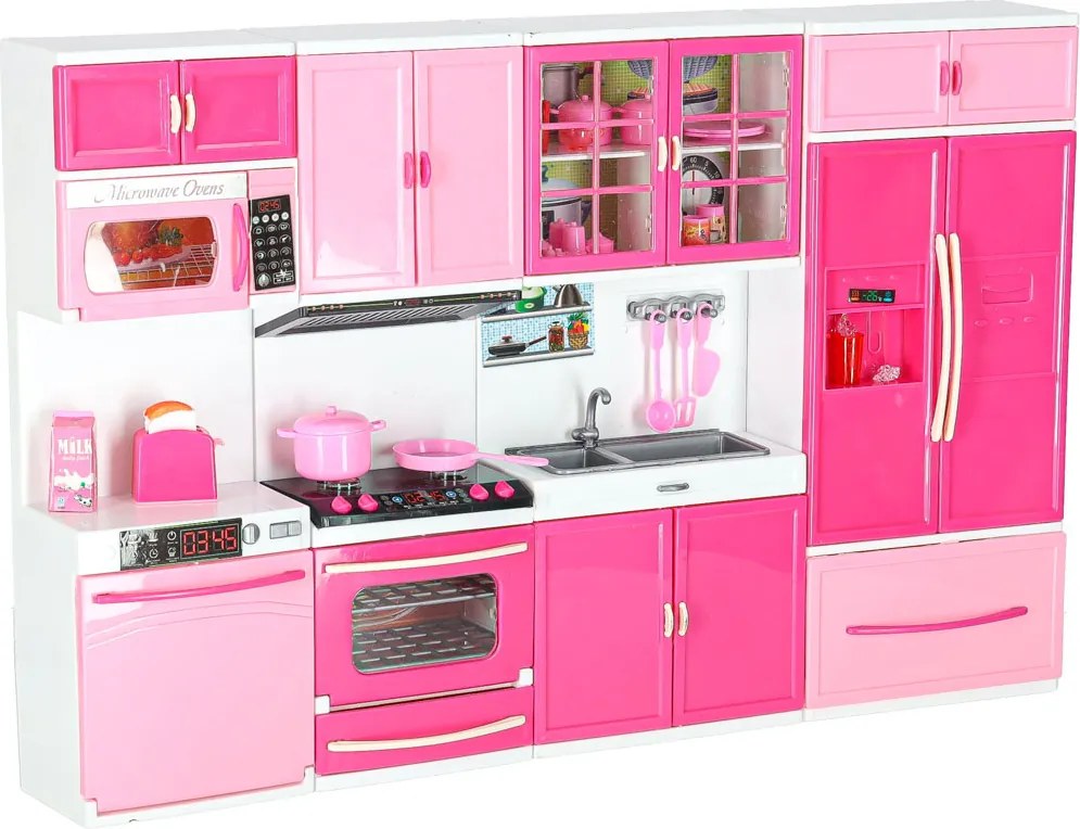 Bababútor konyha 4 szegmens LED hangok