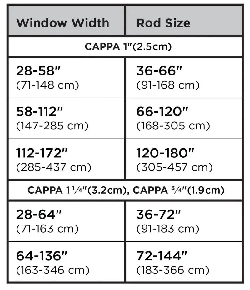 Acél bővíthető függönykarnis 305 - 457 cm Cappa – Umbra