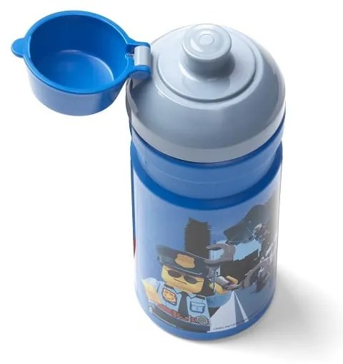 City gyerek kék vizespalack, 390 ml - LEGO®