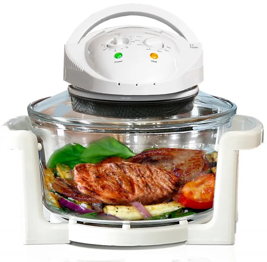 6 Funkciós Turbo Fryer, Légkeveréses, Szagmentes, Meleglevegős sütő - Süss mindent egészségesen +Receptkönyv!