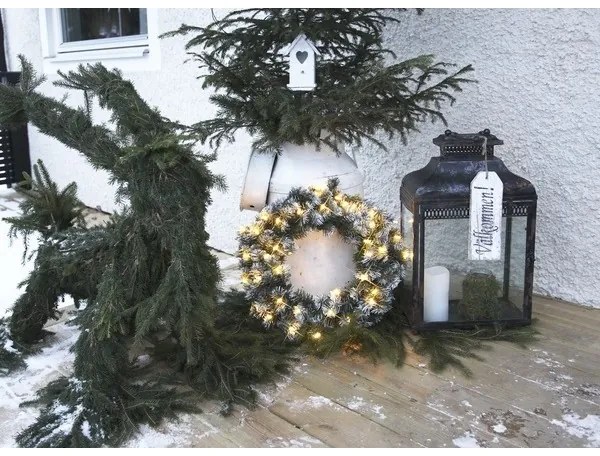 Eglo 410932 - LED Kültéri karácsonyi koszorú EDMONTON 30xLED/0,064W/3/230V IP44