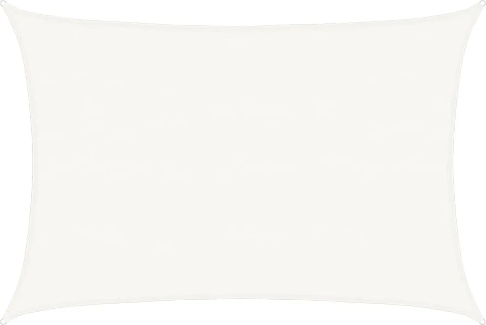 vidaXL fehér HDPE napvitorla 160 g/m² 5 x 6 m