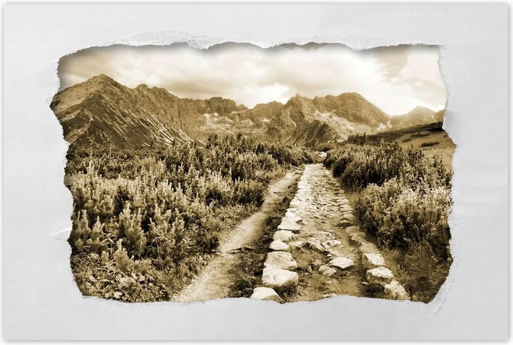 Poszterek 120x80 Tátra Lengyel hegyek Kilátás