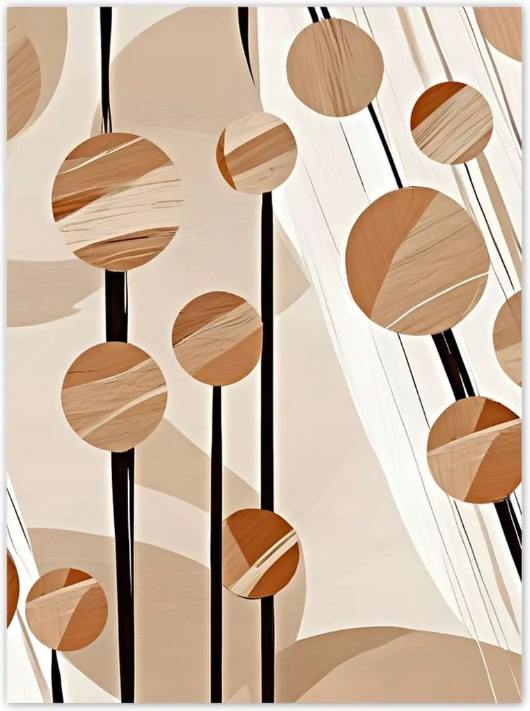 Poszterek 100x135 Bézs az oszlopokon