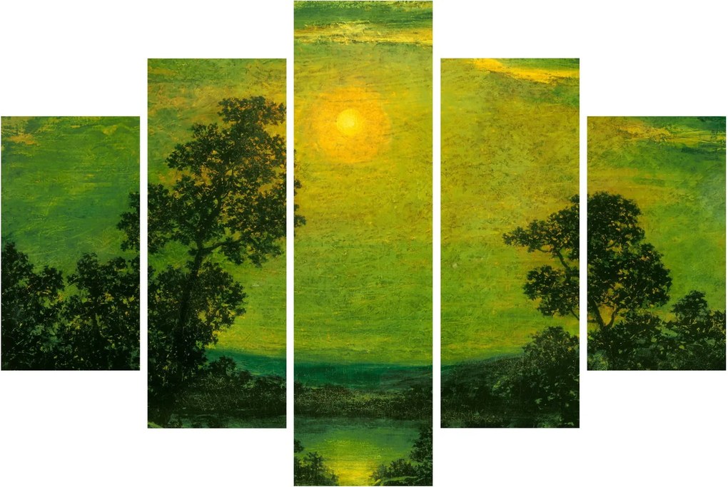 Kép - Imitator of Ralph Albert Blakelock, Moonlight, reprodukciók (150x105 cm)