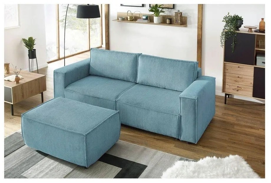 Mentazöld kordbársony lábtartó Nihad – Bobochic Paris