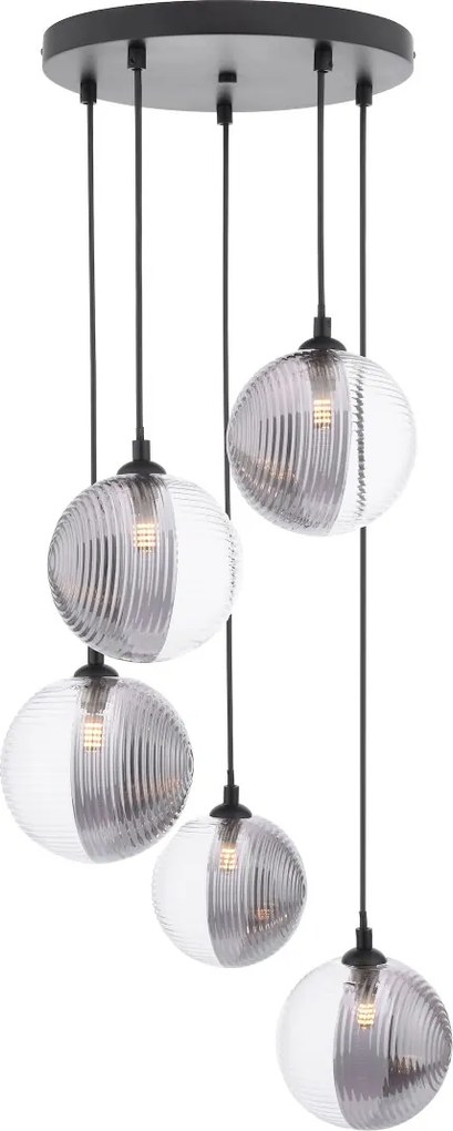 Dar Lighting modern függeszték federico matt fekete darfed0522-19