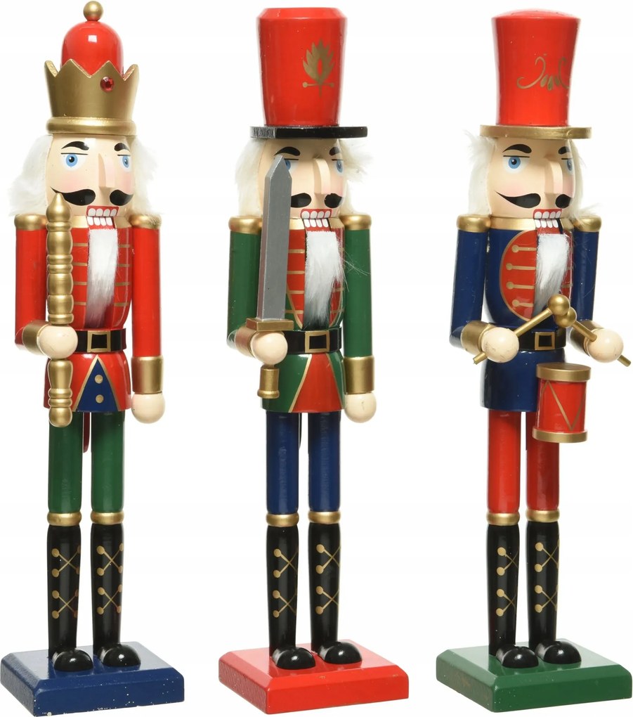 Karácsonyi dekoráció Diótörő Katona dekoráció 38cm