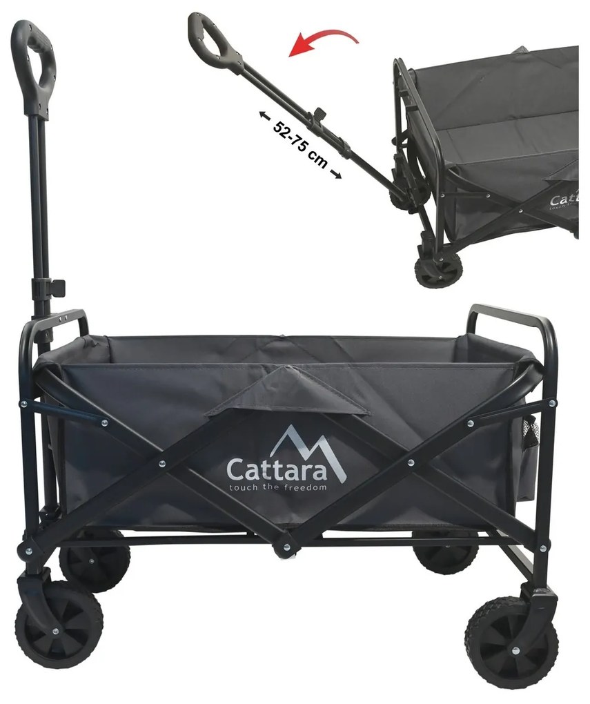 Cattara 13703 Camping kocsi összecsukható TrogirPic colo, 94 x 77 x 54 cm, 94 x 77 x 54 cm, S