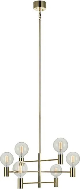 MARKSLÖJD 106418 CAPITAL Glamour Csillár Sárgaréz E27 IP20