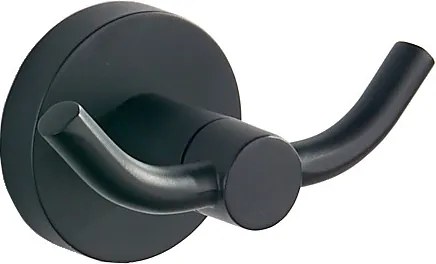 Mexen Remo kettős törölköző akasztó, fekete - 70507352-70