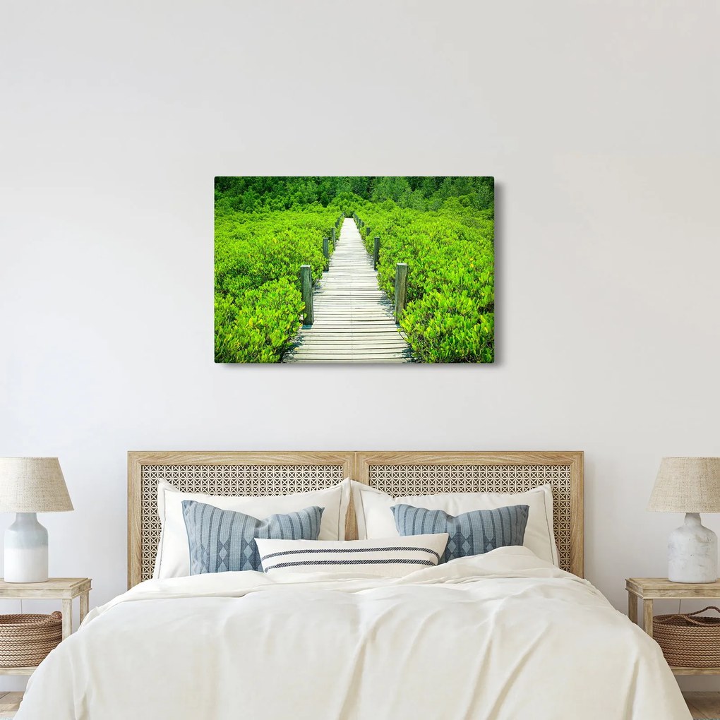 Kép - fa járda (90x60 cm)