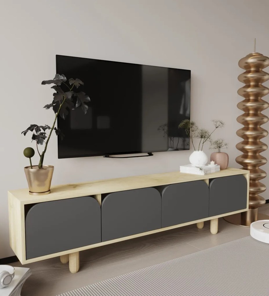 Lazio - Sapphire Oak, Anthracite