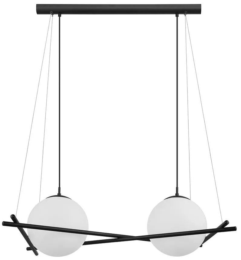 Eglo 39592 - Csillár zsinóron SALVEZINAS 2xE27/25W/230V