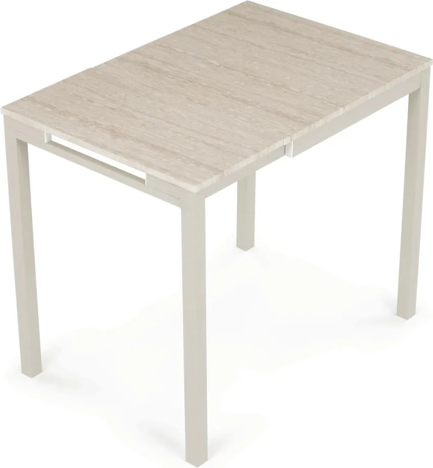 Étkezőasztal bővíthető 60–90 × 60 cm melamin travertin GDT-206 TRV