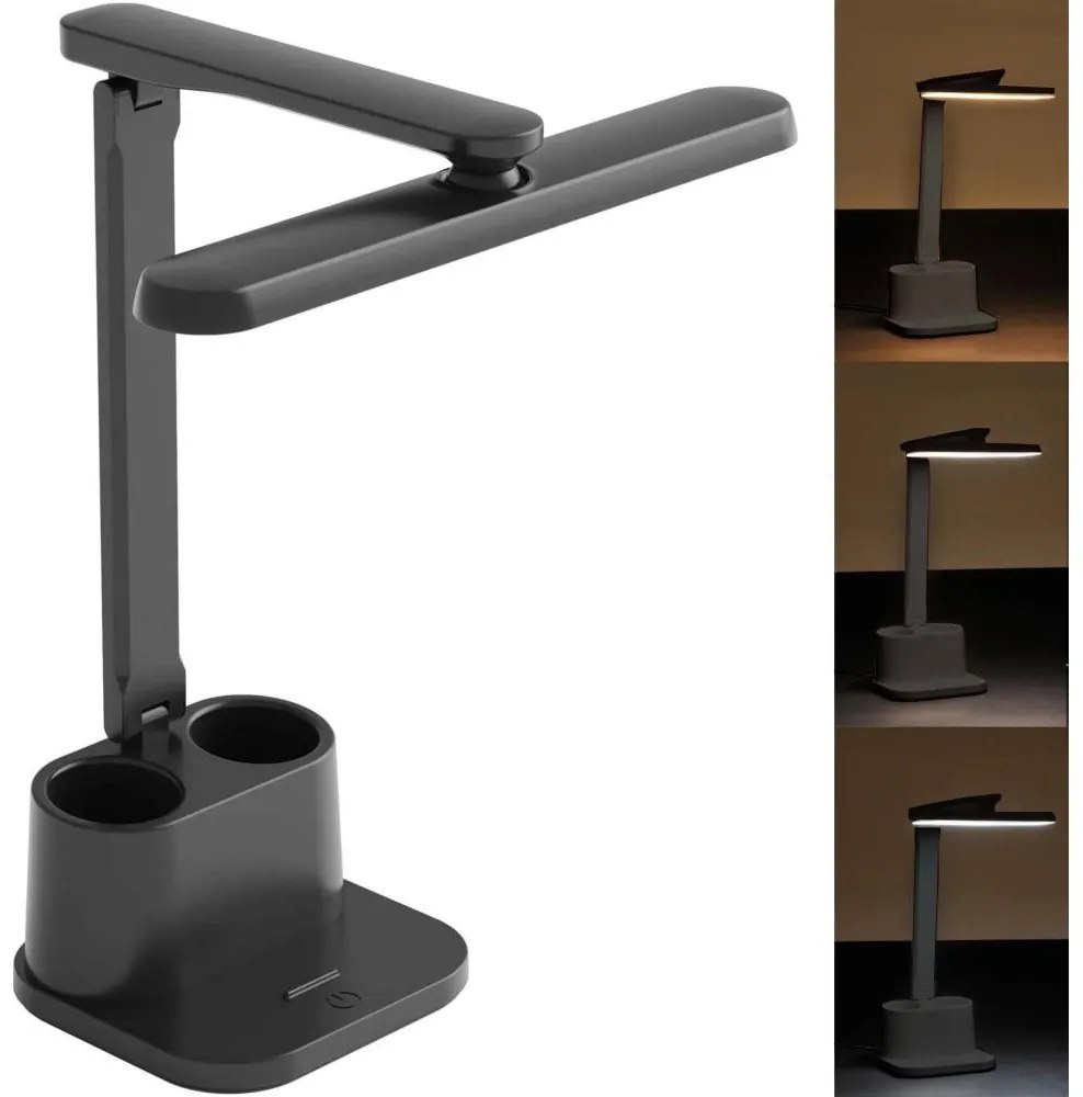 Polux LED Dimmelhető érintős asztali lámpa BARI LED/6W/230V fekete 325020