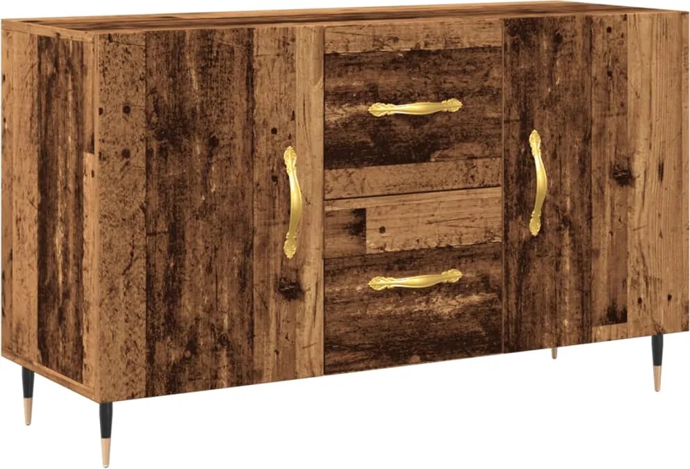 vidaXL antik fa színű szerelt fa tálalószekrény 100 x 36 x 60 cm