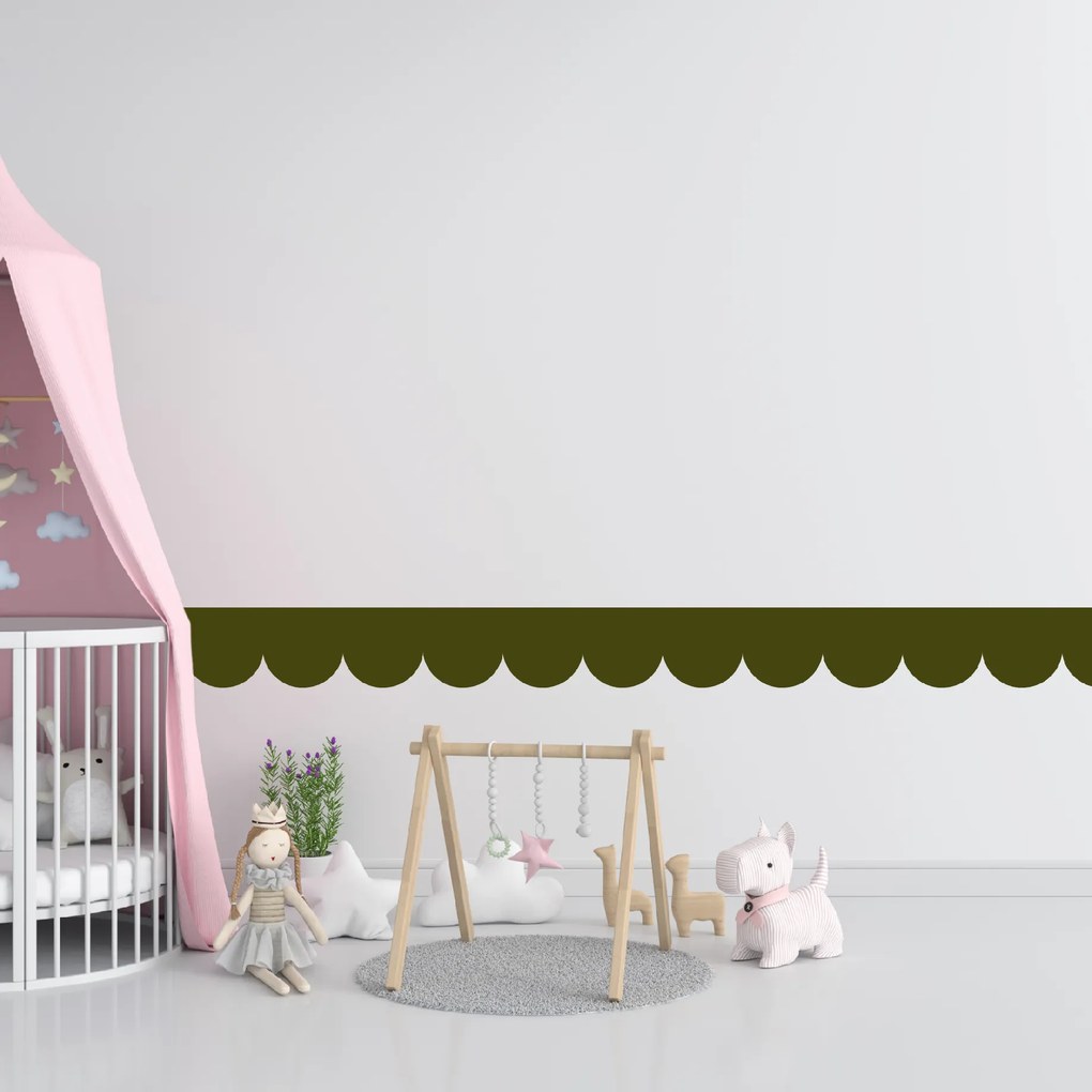 PIPPER. Textil öntapadó tapéta - Mini Ív - Khaki színű Szín: Sápadt