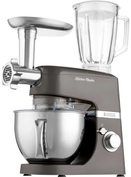 Sencor - Konyhai robotgép rozsdamentes acél tállal 1000W/230V szürke