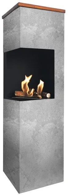 BIO FLAME Joker Betonutánzat sarok biokandalló