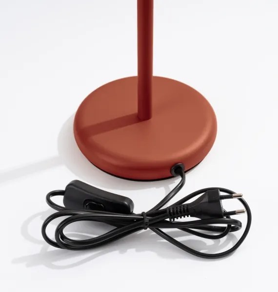 Sollux SL.1643 - Asztali lámpa KARBON 1xGU10/10W/230V piros