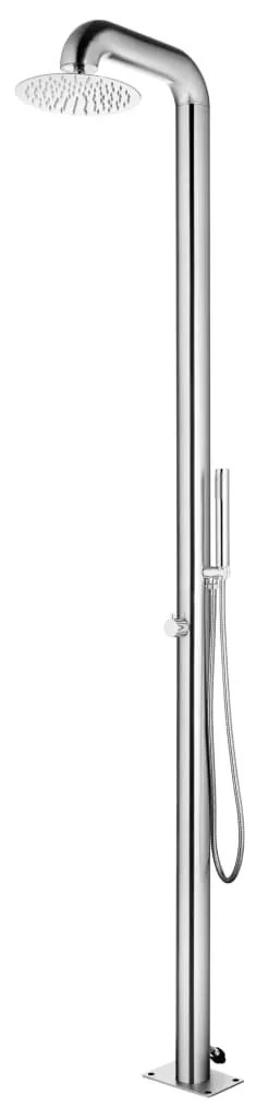 Rozsdamentes acél kerti zuhany 225 cm