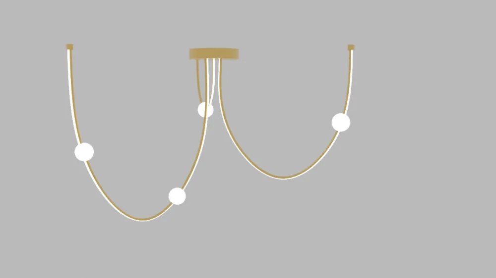 ZAMBELIS 22248 Modern Led Függesztett Lámpa LED IP20