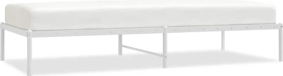 vidaXL fehér fém ágykeret 90x200 cm