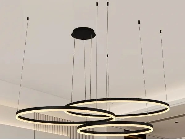 LED Dimmelhető csillár zsinóron LED/170W/230V 3000-6500K + távirányítás